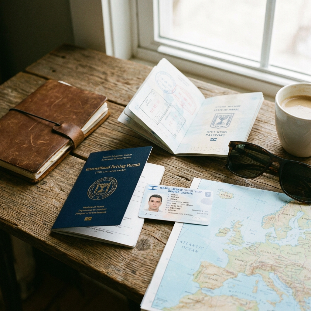 רישיון נהיגה בינלאומי: האם הפלסטיק הישראלי תופס בחו