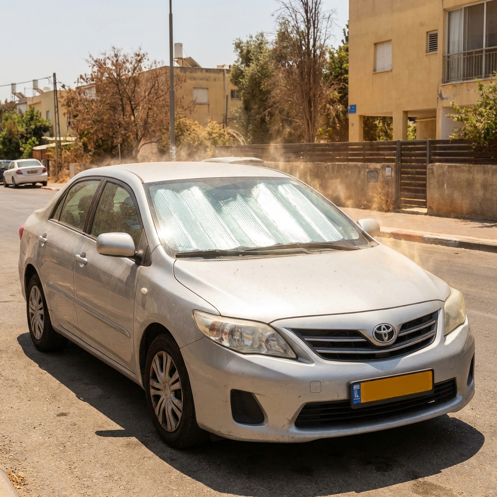 הרכב והחמסין: איך לשרוד את הקיץ הישראלי בלי להיתקע