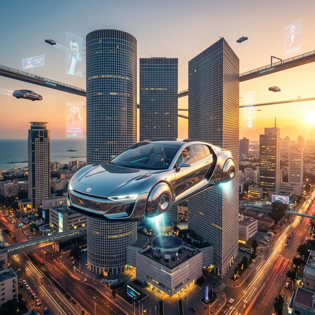 מכוניות מעופפות: מדע בדיוני או פקק בשמיים?