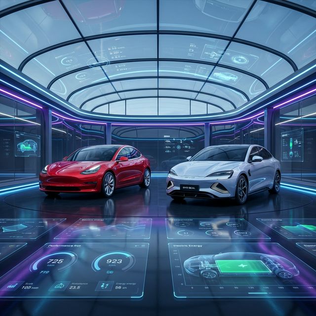 טסלה נגד BYD Seal